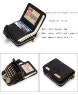 Chic Zipper Coin : Genuine Leather Wallet - Julie bags
