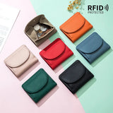 Designer Leather Clutch: Compact Elegance - Julie bags