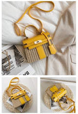 Vintage Woven Rattan Bag - Julie bags