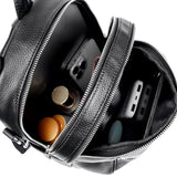 Elegance in Motion: Genuine Leather Women's Backpack - Julie bags