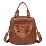 Durable Leather Women's Backpack for Everyday Use - Julie bags