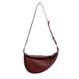 Half Moon Leather Chest Bag - Julie bags