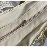 Sun-Kissed Style: Embrace the Serenity with our Striped Beach Straw Bag - Julie bags