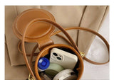 Chic Box-Shaped genuine leather Crossbody Bag - Julie bags