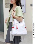 Secure and Stylish: Soft Leather Women's Backpack - Julie bags