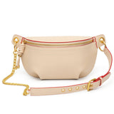 Chic Elegance: Genuine Leather Women's All - Matching Crossbody Chest Bag - Julie bags