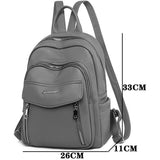 Enhance your day's experience with this Leather Backpack - Julie bags