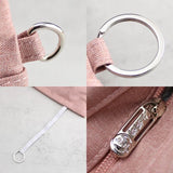 Pink Elegance: Waterproof Multi-Pocket Pouch Insert for Stylish Storage - Julie bags
