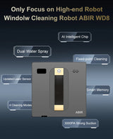 Smart Window Cleaning Robot with Dual Spray & High Suction Technology