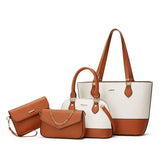 Set of 4 Women’s Fashion Handbags – Tote, Shoulder, Crossbody, and Wallet - Julie bags
