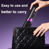 Cordless Hair Straightening Brush – Rechargeable 4-Temperature Styling Comb