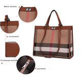 Designer Leather Tote: Trendy & Spacious Women's Shoulder Bag - Julie bags