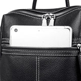 Stylish Leather Backpack for School and Travel - Julie bags