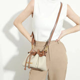 Chic Genuine Leather Designer Bucket Bag: New Fashion for Women - Julie bags