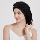 100% Mulberry Silk Sleep Bonnet for Curly, Braided & Dreadlock Hair