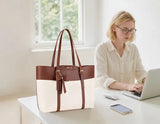 PU Leather Laptop Tote – Women’s Work Bag - Julie bags