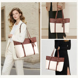 PU Leather Laptop Tote – Women’s Work Bag - Julie bags