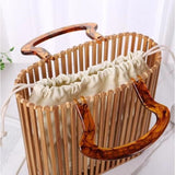 Luxury bamboo bag