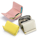 Compact Elegance: Genuine Leather Women's Wallet - Julie bags