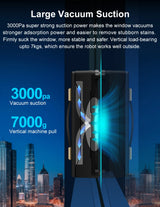 Smart Window Cleaning Robot with Dual Spray & High Suction Technology