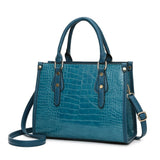 Exquisite Allure: Luxury Crocodile Pattern Shoulder Bag - Julie bags