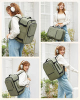 40L Travel Backpack Carry On, Airline Approved with Laptop Compartment & Packing Cubes - Julie bags