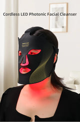 Advanced Wireless LED Face Mask – 7-Color Silicone Light Therapy System