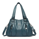 Luxury in Every Detail: Genuine Leather Women's Bucket Bag - Julie bags