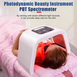 Professional 7-Color LED Photon Therapy System – Foldable Face & Body Light Therapy Device