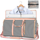 2 - in - 1 Garment Duffel Bag for Travel – Convertible Carry - On Suit Bag with Shoulder Strap - Julie bags