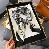Silk Square Scarf - Luxury Satin Bandana