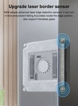 Smart Window Cleaning Robot with Dual Spray & High Suction Technology