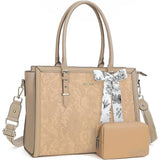 Elegant Floral Laptop Tote Bag - Julie bags