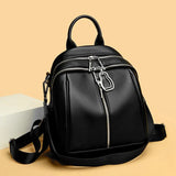 Elegance in Motion: Genuine Leather Women's Backpack - Julie bags