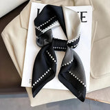 Silk Square Scarf - Luxury Satin Bandana
