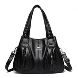 Luxury in Every Detail: Genuine Leather Women's Bucket Bag - Julie bags