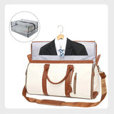 2 - in - 1 Garment Duffel Bag for Travel – Convertible Carry - On Suit Bag with Shoulder Strap - Julie bags