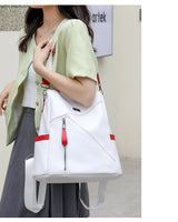 Secure and Stylish: Soft Leather Women's Backpack - Julie bags