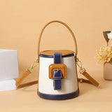 Chic Box-Shaped genuine leather Crossbody Bag - Julie bags
