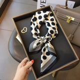 Silk Square Scarf - Luxury Satin Bandana