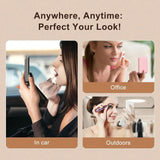 Portable LED Makeup Mirror with 3X Magnification – Compact Travel Beauty Mirror