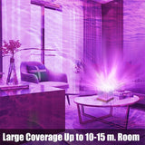 Ocean Wave Projector Lamp – 16 Color Aurora Night Light for Bedroom & Home Decor
