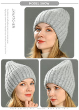 Silk-Lined Cashmere Beanie – Luxury Winter Hat