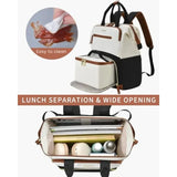Women’s 15.6" Laptop & Lunch Backpack – Work & Travel - Julie bags