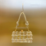 Exquisite Elegance: Designer Woven Diamonds Shoulder Bag - Julie bags