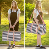 2 - in - 1 Garment Duffel Bag for Travel – Convertible Carry - On Suit Bag with Shoulder Strap - Julie bags