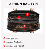 Classic Charm: Genuine Leather Tote for Women's Luxury Fashion - Julie bags