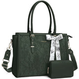 Elegant Floral Laptop Tote Bag - Julie bags