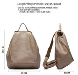 Classic Leather Backpack: Spacious Elegance - Julie bags