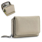 Compact Elegance: Genuine Leather Women's Wallet - Julie bags